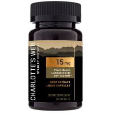 Charlotte's Web - Full Spectrum CBD Liquid Capsules - 15mg per capsule